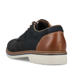 Rieker Business Shoes-Men'S Lace-Up Shoes Steel Blue