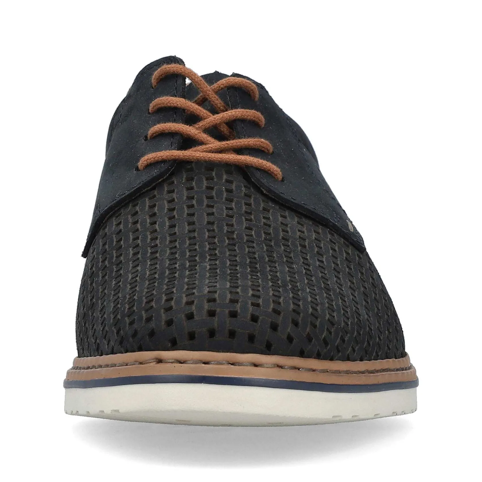 Rieker Business Shoes-Men'S Lace-Up Shoes Steel Blue