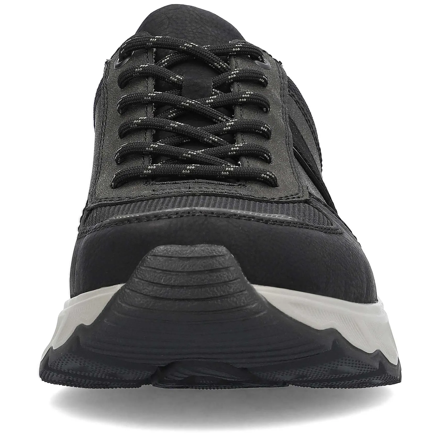 Rieker Low Shoes & Slippers-Men'S Lace-Up Shoes Asphalt Black