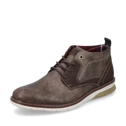 Rieker Low Shoes & Slippers-Men'S Lace-Up Shoes Grey-Brown