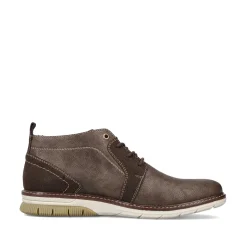 Rieker Low Shoes & Slippers-Men'S Lace-Up Shoes Grey-Brown