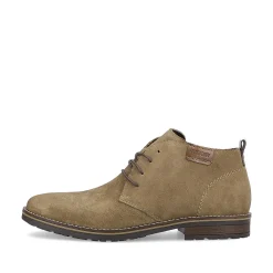 Rieker Low Shoes & Slippers-Men'S Lace-Up Shoes, Khaki Green