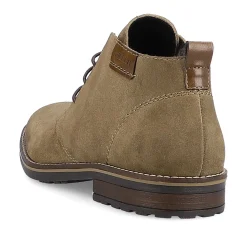 Rieker Low Shoes & Slippers-Men'S Lace-Up Shoes, Khaki Green