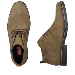 Rieker Low Shoes & Slippers-Men'S Lace-Up Shoes, Khaki Green