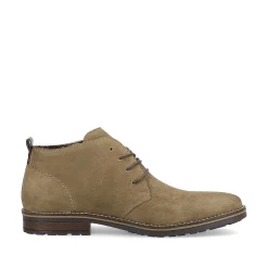 Rieker Low Shoes & Slippers-Men'S Lace-Up Shoes, Khaki Green