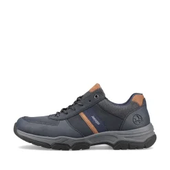 Rieker Low Shoes & Slippers-Men'S Lace-Up Shoes Blue-Brown