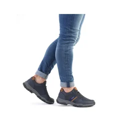 Rieker Low Shoes & Slippers-Men'S Lace-Up Shoes Blue-Brown