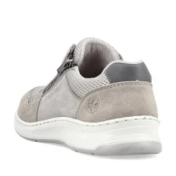 Rieker Low Shoes & Slippers-Men'S Lace-Up Shoes Moon Grey