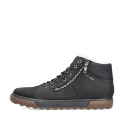 Rieker Low Shoes & Slippers-Men'S Lace-Up Shoes Asphalt Black
