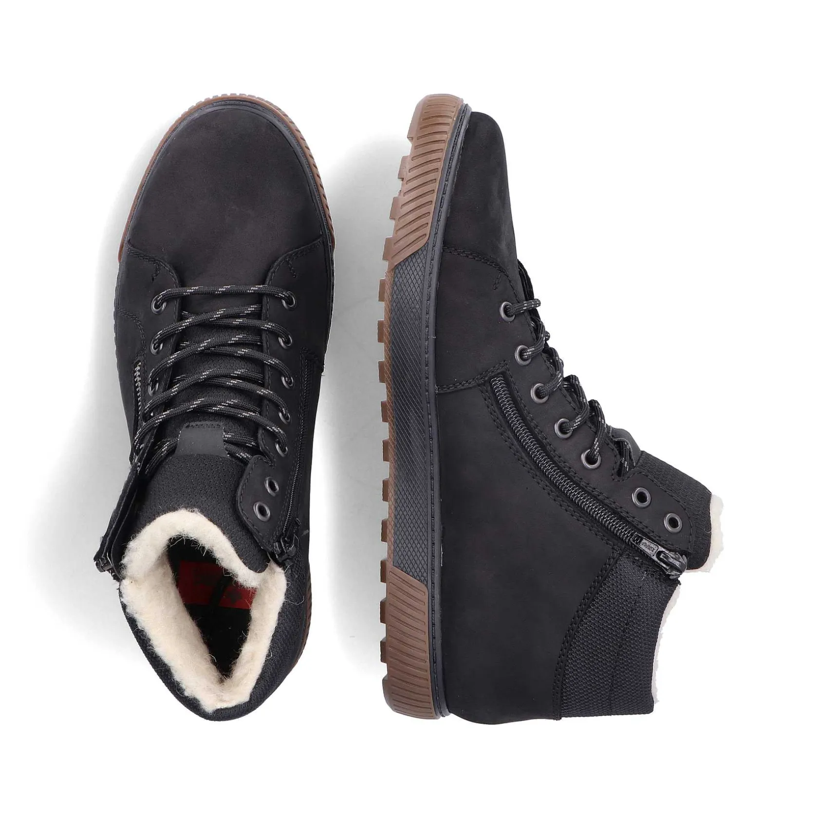 Rieker Low Shoes & Slippers-Men'S Lace-Up Shoes Asphalt Black