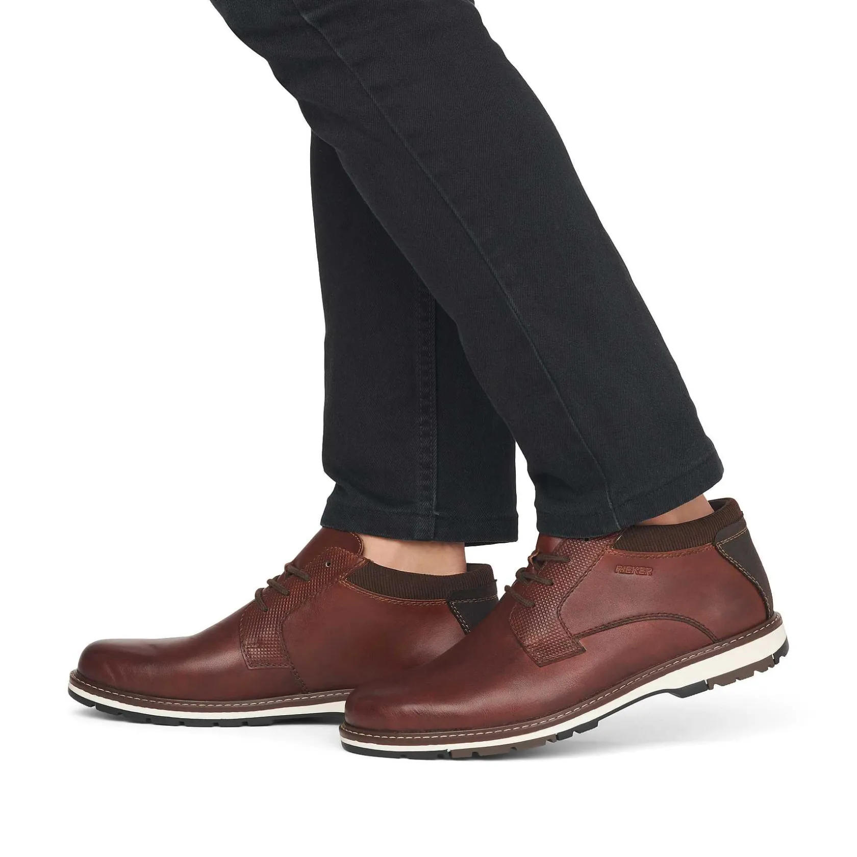 Rieker Low Shoes & Slippers-Men'S Lace-Up Shoes Wood Brown
