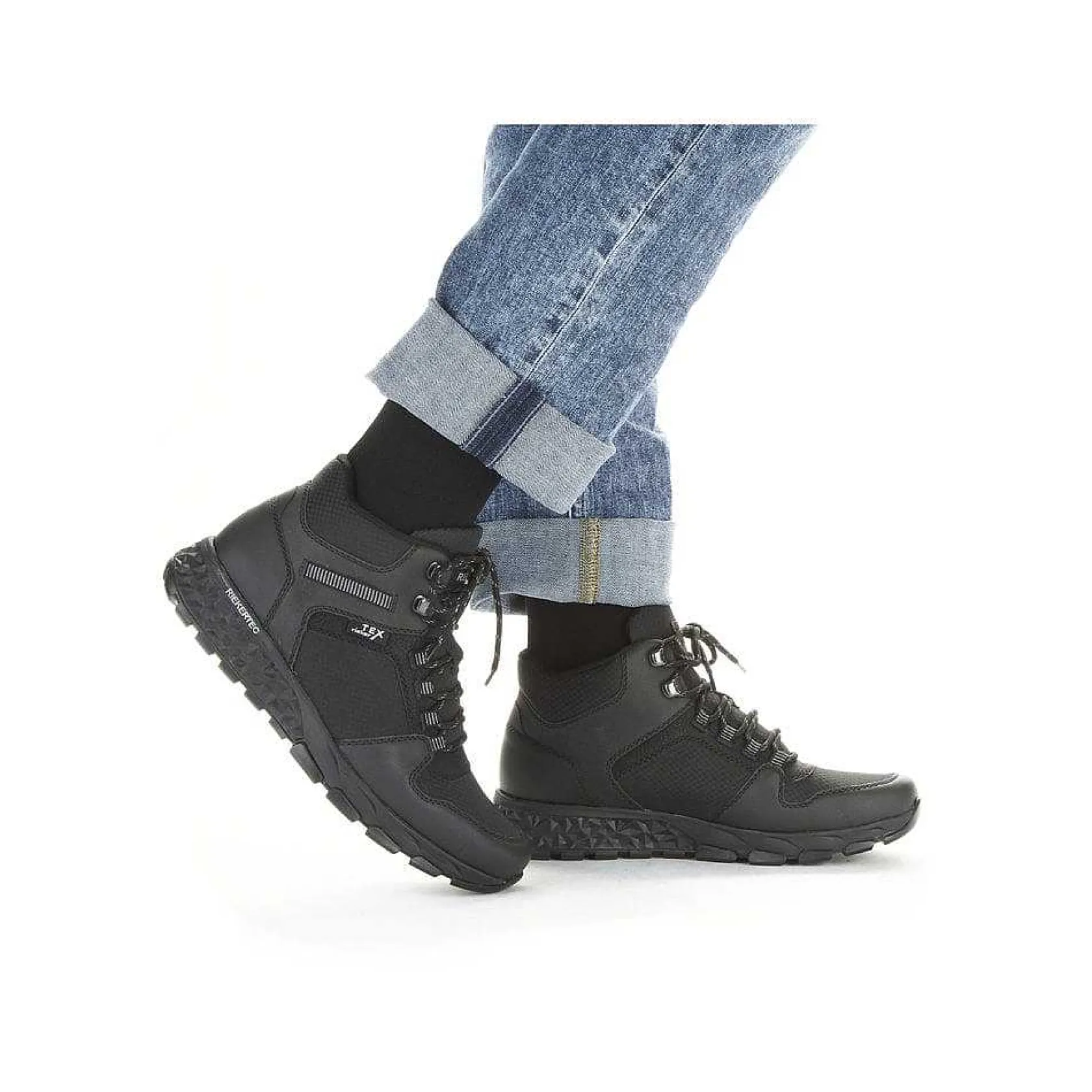 Rieker Low Shoes & Slippers-Men'S Lace-Up Shoes Jet Black