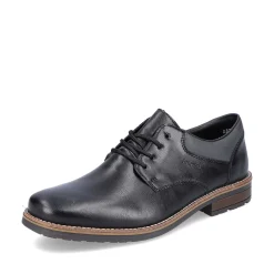 Rieker Low Shoes & Slippers-Men'S Lace-Up Shoes Glossy Black