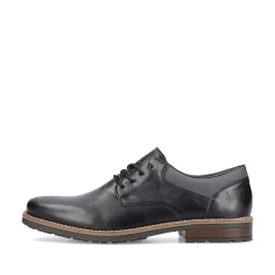 Rieker Low Shoes & Slippers-Men'S Lace-Up Shoes Glossy Black