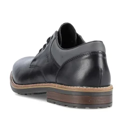 Rieker Low Shoes & Slippers-Men'S Lace-Up Shoes Glossy Black