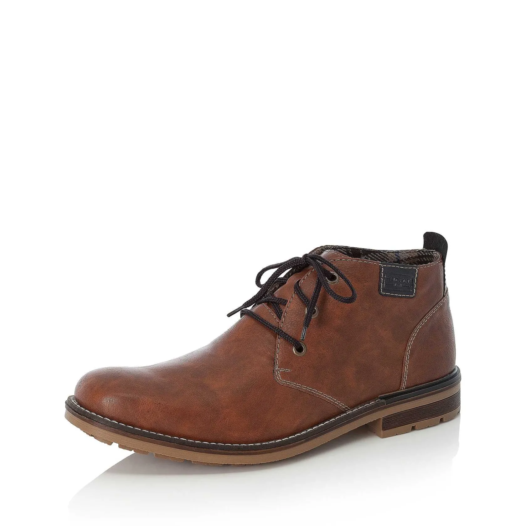 Rieker Low Shoes & Slippers-Men'S Lace-Up Shoes Caramel Brown