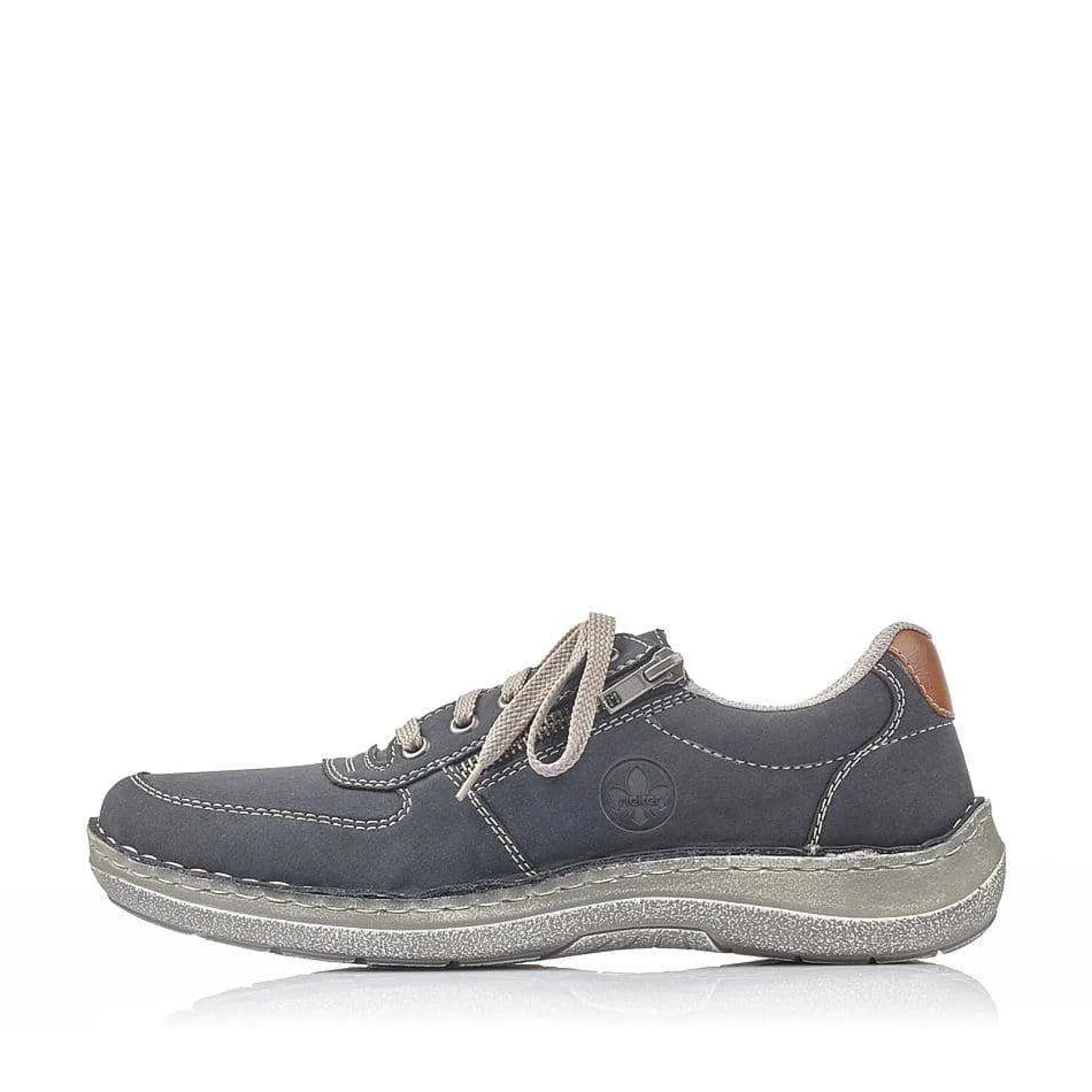 Rieker Low Shoes & Slippers-Men'S Lace-Up Shoes Ocean Blue-Gray