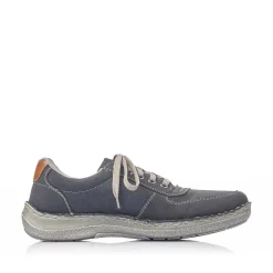 Rieker Low Shoes & Slippers-Men'S Lace-Up Shoes Ocean Blue-Gray