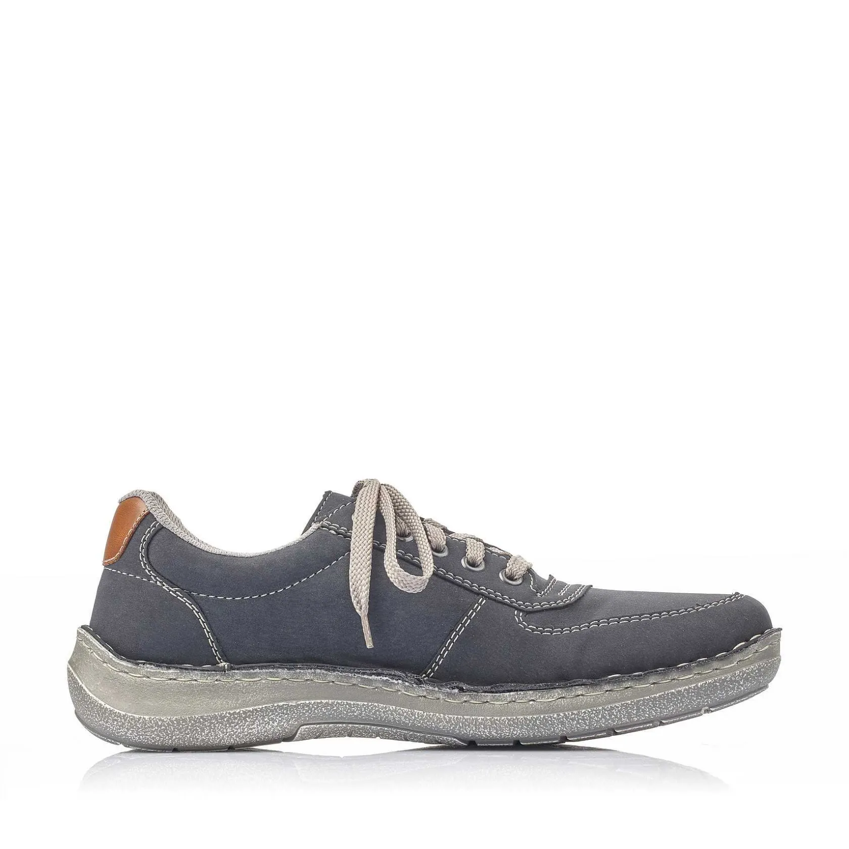 Rieker Low Shoes & Slippers-Men'S Lace-Up Shoes Ocean Blue-Gray