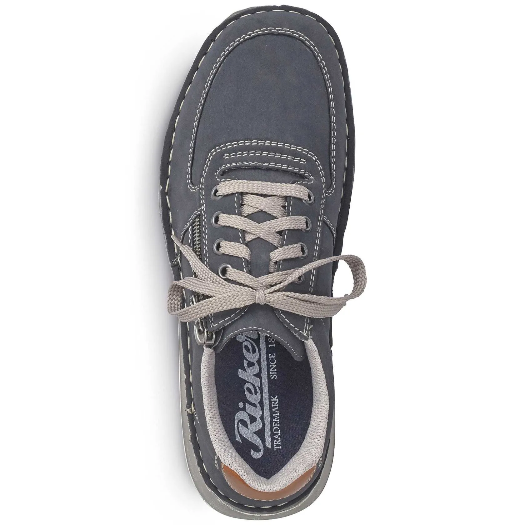 Rieker Low Shoes & Slippers-Men'S Lace-Up Shoes Ocean Blue-Gray