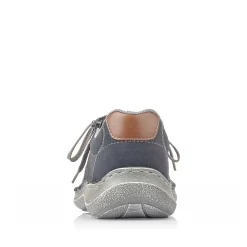 Rieker Low Shoes & Slippers-Men'S Lace-Up Shoes Ocean Blue-Gray