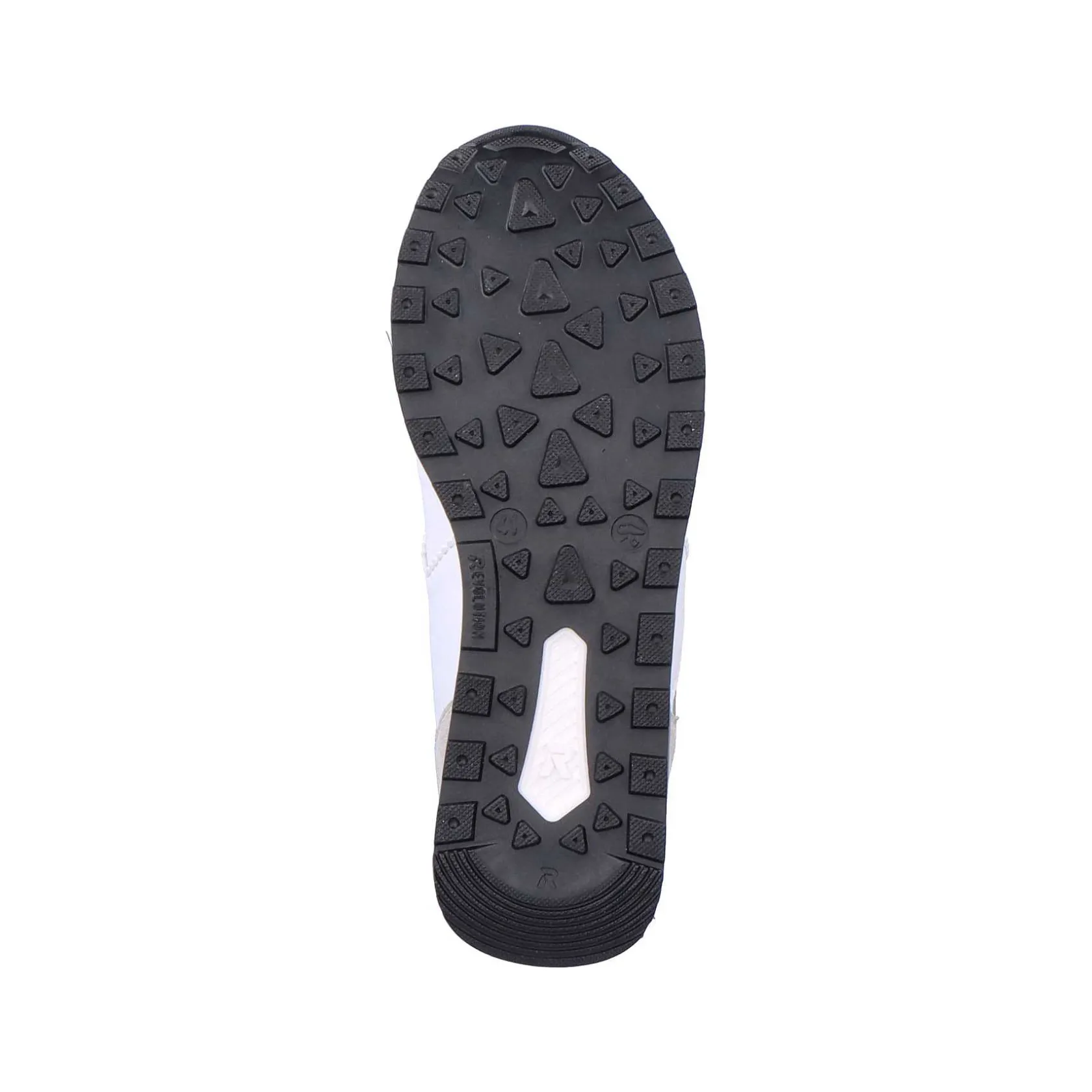 Rieker Sneakers-Men'S Low Sneaker Brilliant-White Graphite-Grey