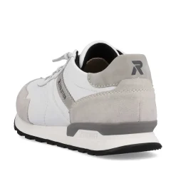 Rieker Sneakers-Men'S Low Sneaker Brilliant-White Graphite-Grey