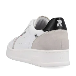 Rieker Sneakers-Men'S Low Sneaker Brilliant-White Graphite-Grey