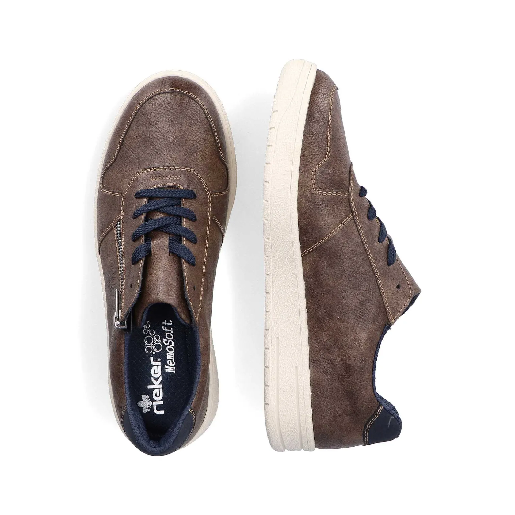 Rieker Sneakers-Men'S Low Sneaker Earth Brown