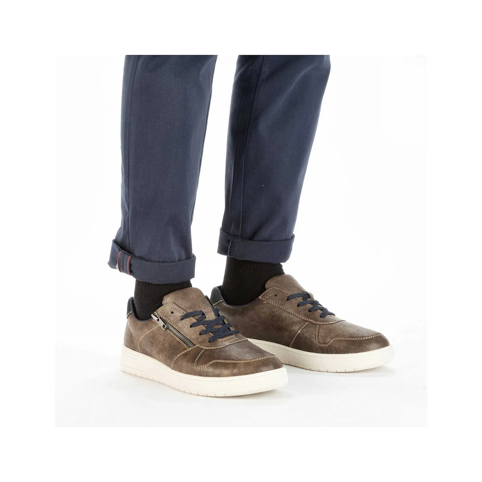 Rieker Sneakers-Men'S Low Sneaker Earth Brown