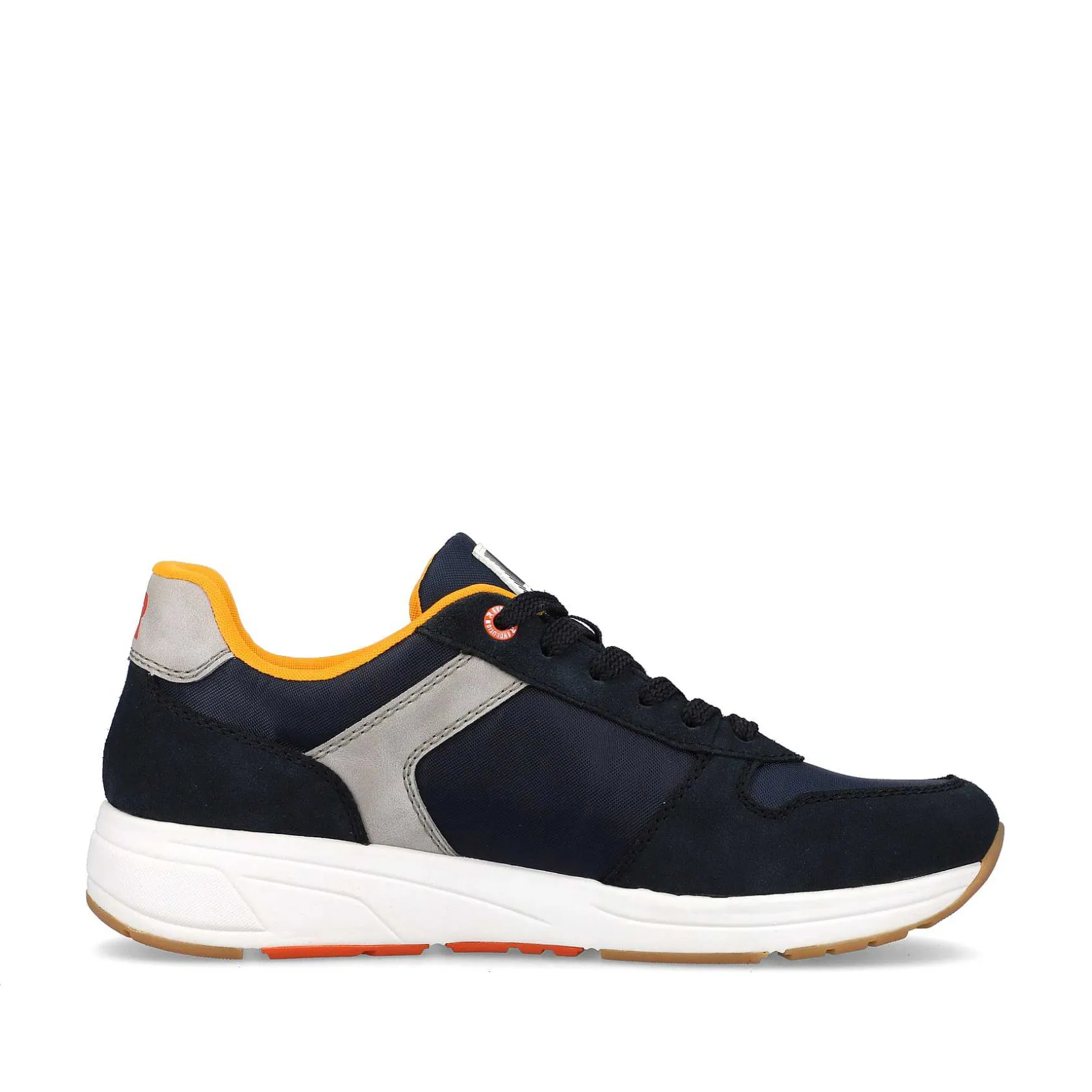 Rieker Sneakers-Men'S Low Sneaker Navy-Blue Steel-Grey