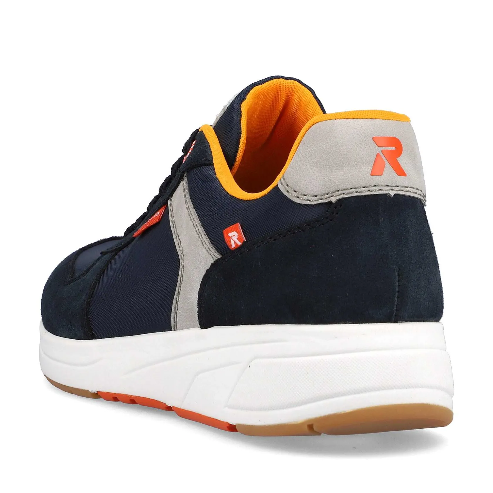 Rieker Sneakers-Men'S Low Sneaker Navy-Blue Steel-Grey