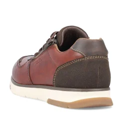 Rieker Business Shoes-Men'S Low Sneaker Red Brown