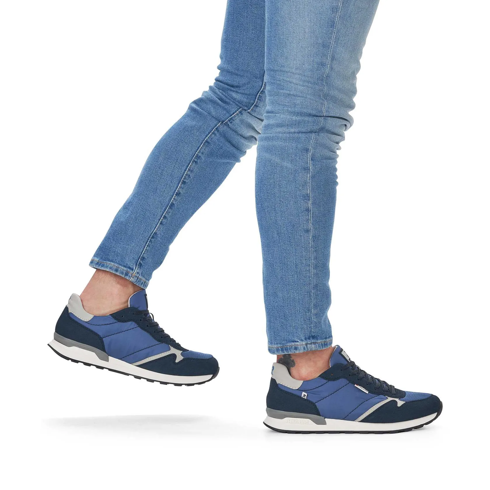 Rieker Sneakers-Men'S Low Sneakers Ocean Blue