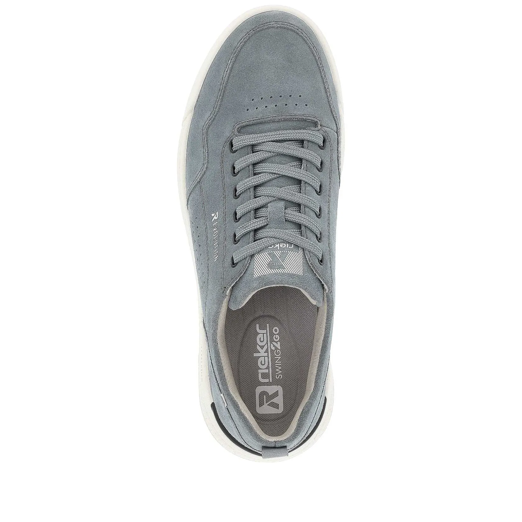 Rieker Sneakers-Men'S Low Sneakers Steel Blue