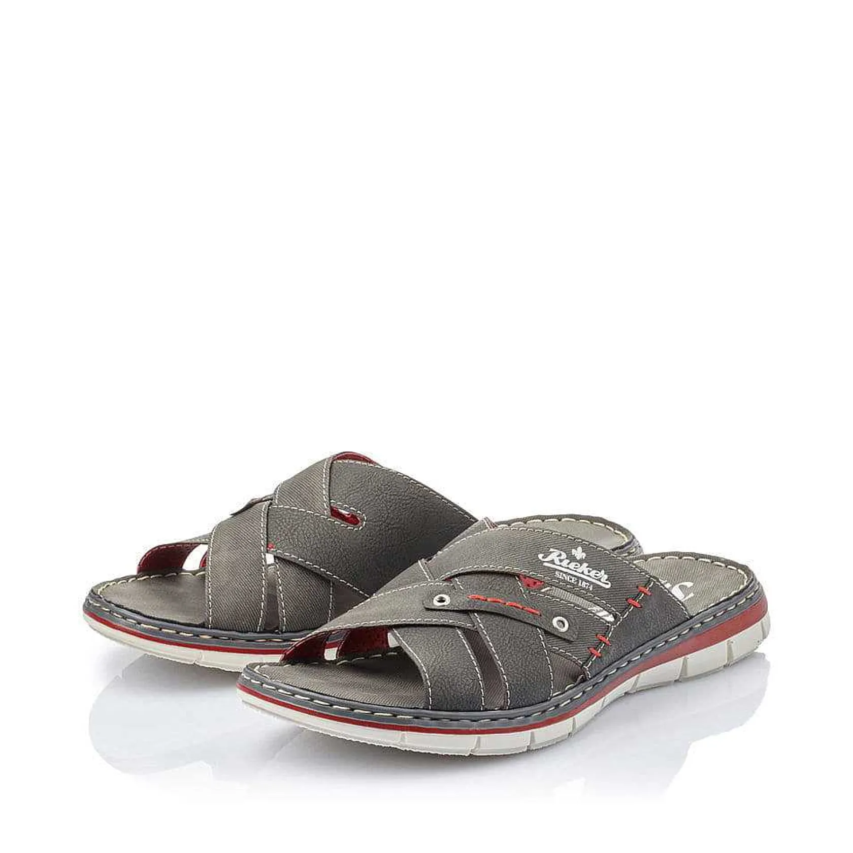 Rieker Mules & Slippers-Men'S Mules Anthracite