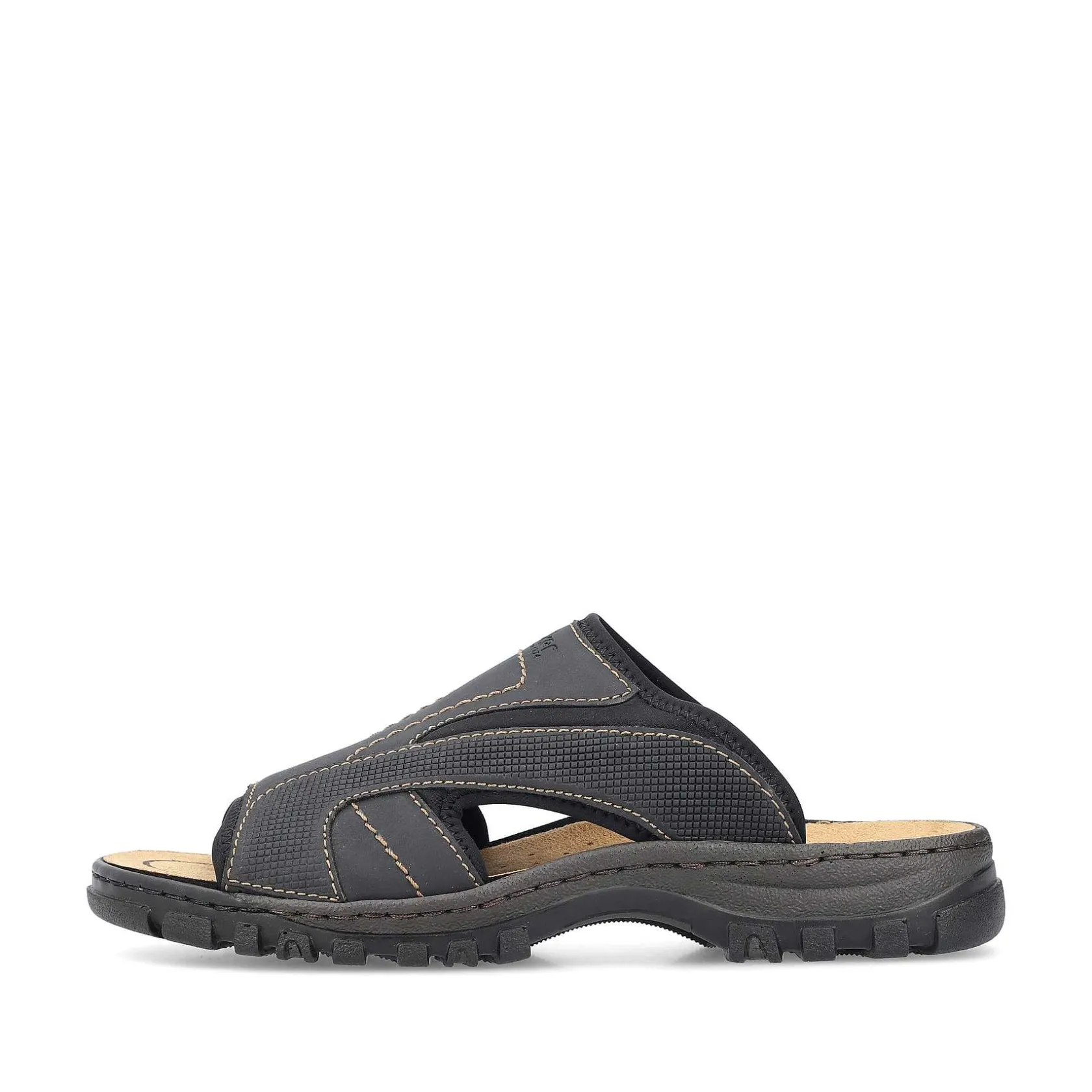 Rieker Mules & Slippers-Men'S Mules Black Gray