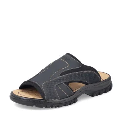 Rieker Mules & Slippers-Men'S Mules Black Gray