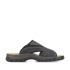 Rieker Mules & Slippers-Men'S Mules Black Gray