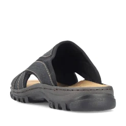 Rieker Mules & Slippers-Men'S Mules Black Gray