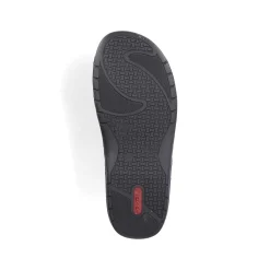 Rieker Mules & Slippers-Men'S Mules Black Gray