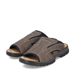 Rieker Mules & Slippers-Men'S Mules Brown Gray