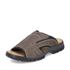 Rieker Mules & Slippers-Men'S Mules Brown Gray