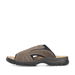 Rieker Mules & Slippers-Men'S Mules Brown Gray