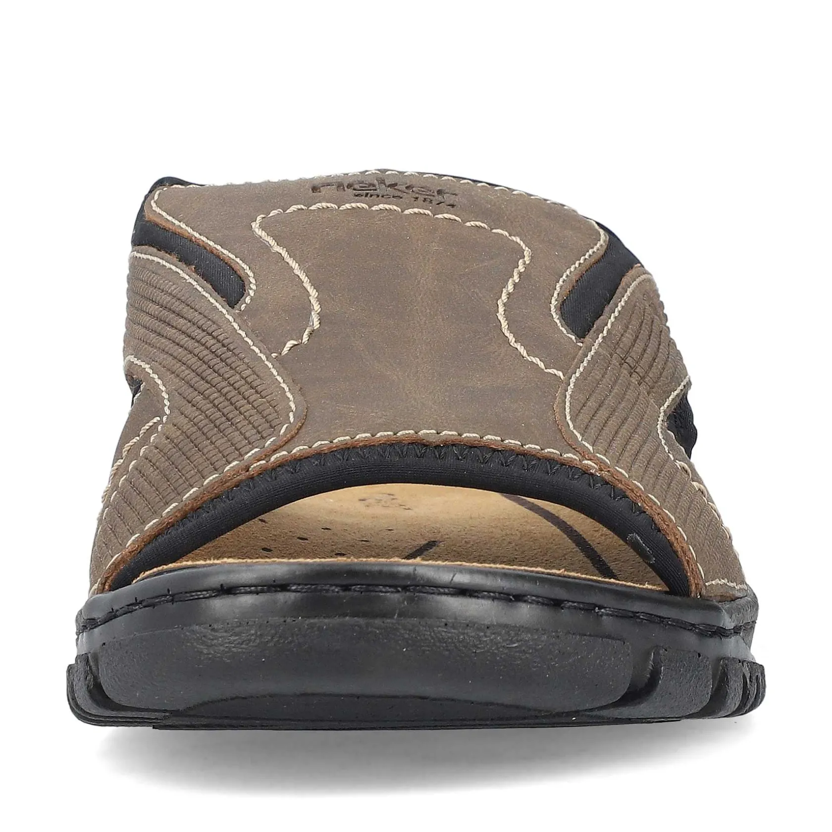 Rieker Mules & Slippers-Men'S Mules Brown Gray