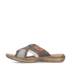 Rieker Mules & Slippers-Men'S Mules Brown Gray