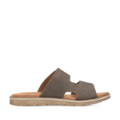 Rieker Mules & Slippers-Men'S Mules Brown Gray