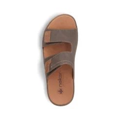 Rieker Mules & Slippers-Men'S Mules Brown Gray