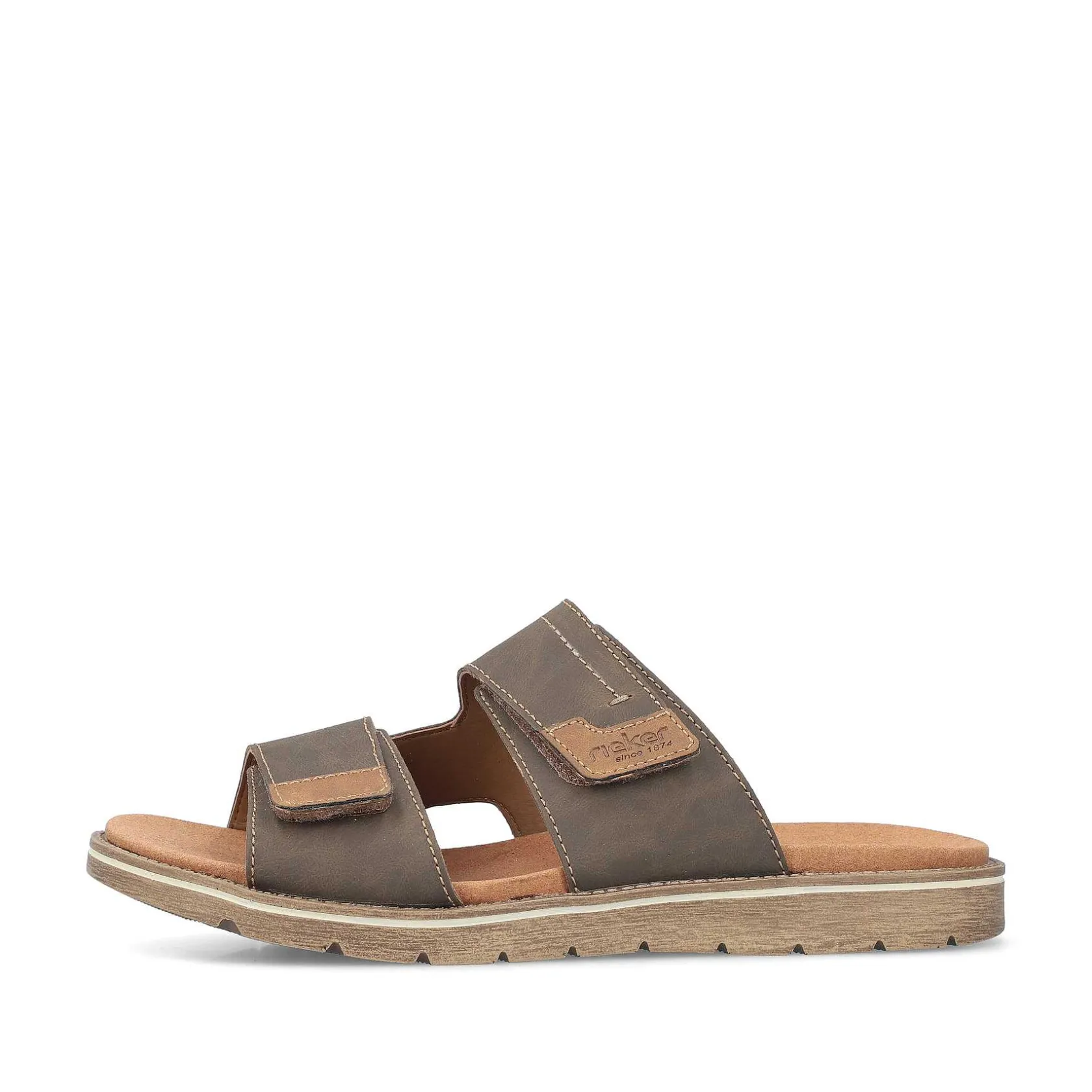 Rieker Mules & Slippers-Men'S Mules Brown Gray