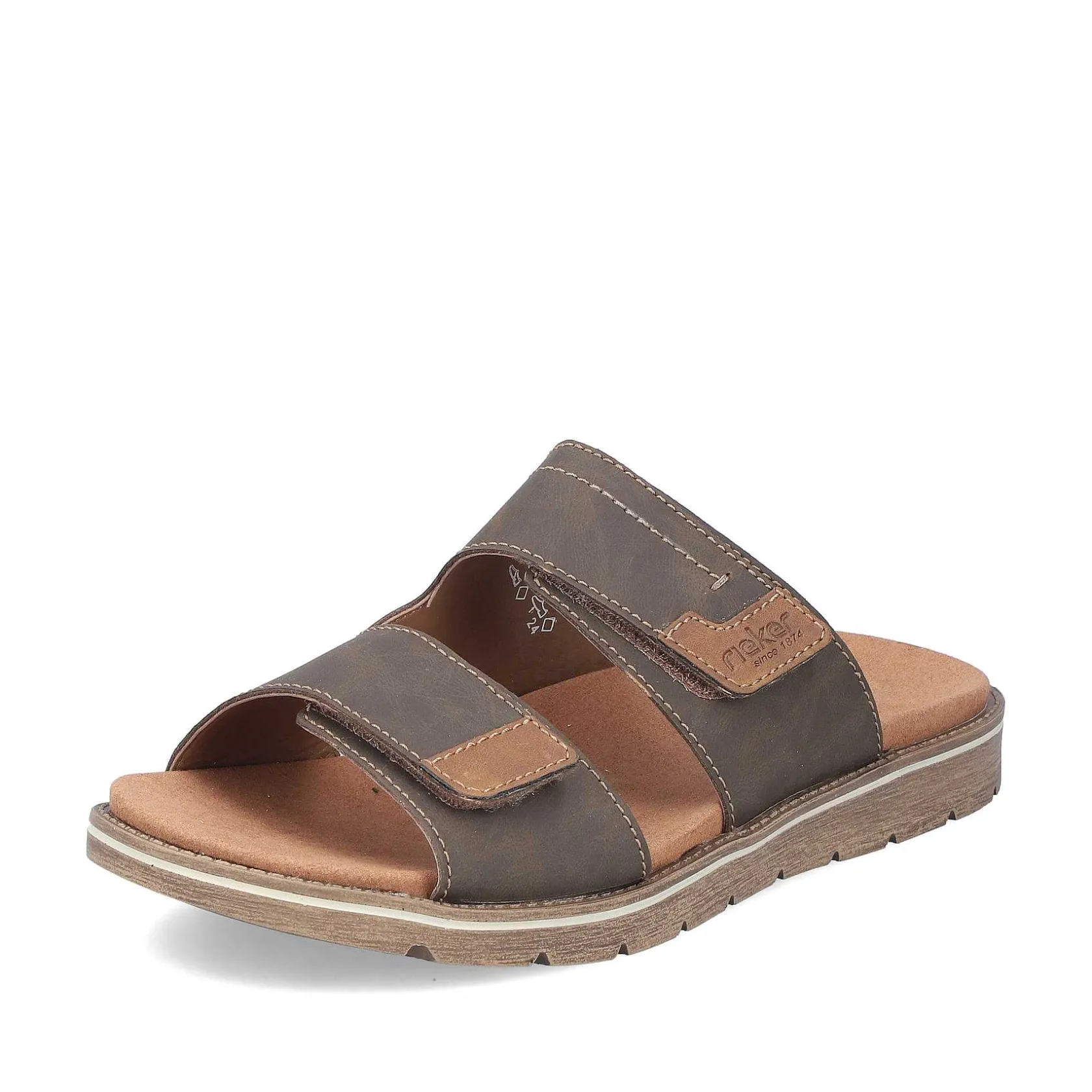 Rieker Mules & Slippers-Men'S Mules Brown Gray